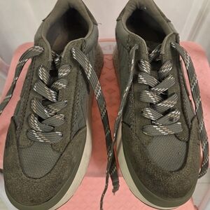 UGG Marin Lace Logo sneakers Burnt Olive color